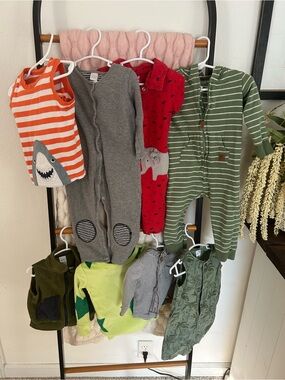 Carters, child of mine, Nordstrom and cat and jack assortment. Sizes from 6m-24m